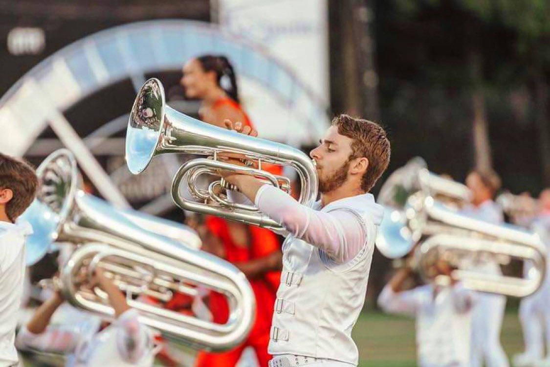 maestrotelles's tweet photo. Congrats to ‘22 @SeguinHSTx &amp;  @MatadorBandSHS graduate, Will Kuempel! He traveled the country this summer performing with the Boston Crusaders Drum &amp; Bugle Corps. Last night Boston took home the Silver Medal at the DCI World Championships in Indy! Way to represent @SeguinISD! https://t.co/0ElXiVkOjv