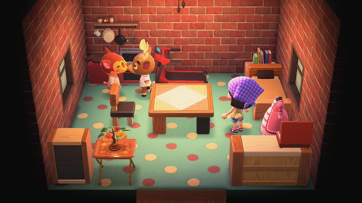 CristininiACNH's tweet image. Mis niños, mis amores, #Fauna y #Cervasio nacieron para estar juntos.. digáis lo que digáis.. 👀✨💝 #AnimalCrossing #ACNH #NintendoSwitch