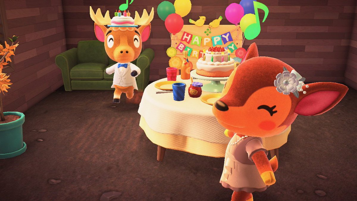 CristininiACNH's tweet image. Mis niños, mis amores, #Fauna y #Cervasio nacieron para estar juntos.. digáis lo que digáis.. 👀✨💝 #AnimalCrossing #ACNH #NintendoSwitch