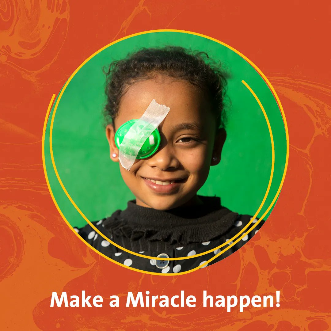 mediaarts_au's tweet photo. This Thursday is Miracles Day! Over the last 10 years Australians have given more than 300,000 Miracle gifts of sight-saving surgery to those in need! Make a life changing decision here this week: https://t.co/CmvJGT4HZY @CBMAustralia #MiraclesDay #MakeMiraclesHappen. https://t.co/QWjsJDI9Pd