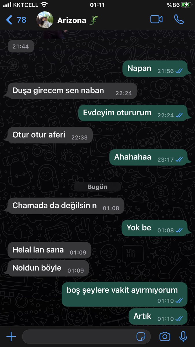 Hayatımda verimli kararlar almaya başlamışımdır.