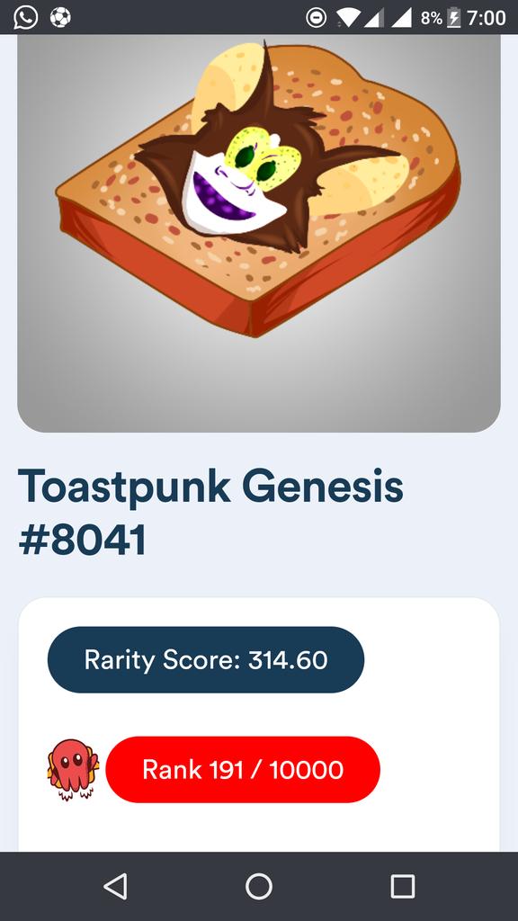damilareseyi's tweet photo. @KhabarNwi #ToastPunk #NFT #flexlove #ToastPunkGenesis #GetThatBread @toastpunk #Bullish LFG @MelOngLynn @KingDanzo @SamuelSenneth @HakeemRabiu @zilisatoastpunk @zilingalaxy https://t.co/yGpp6LrirL