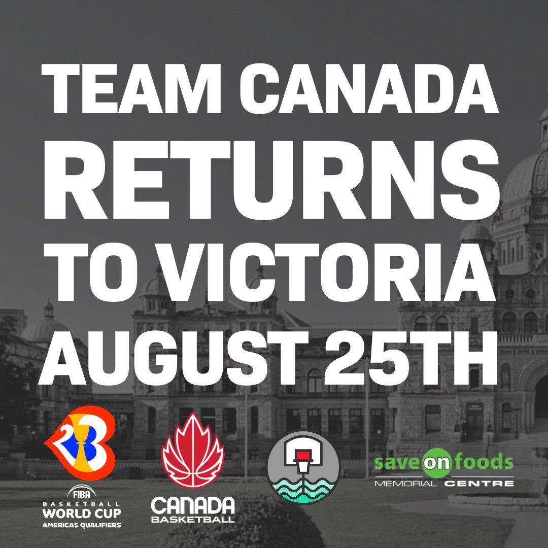 sytnews's tweet photo. ONE WEEK: FIBA Basketball World Cup Qualifier at @SOFMCVIC in Victoria on August 25!
Tickets available at: https://t.co/8MDvE2bvb1 π«
#Victoria #YYJ #VancouverIsland #VictoriaNow https://t.co/BeJORtuLcX