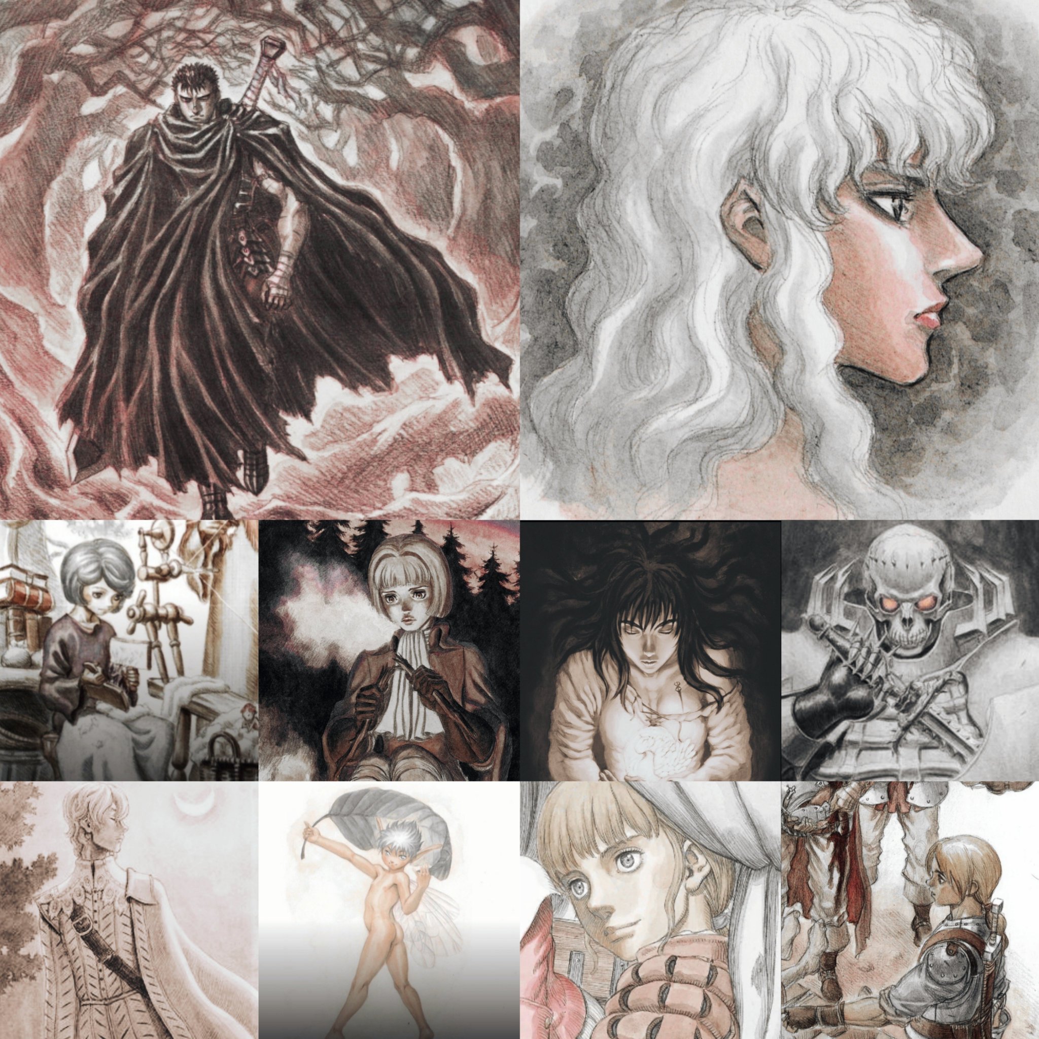 Susumeᵈᵉˡ on Twitter "My top 10 berserk characters in order https//t