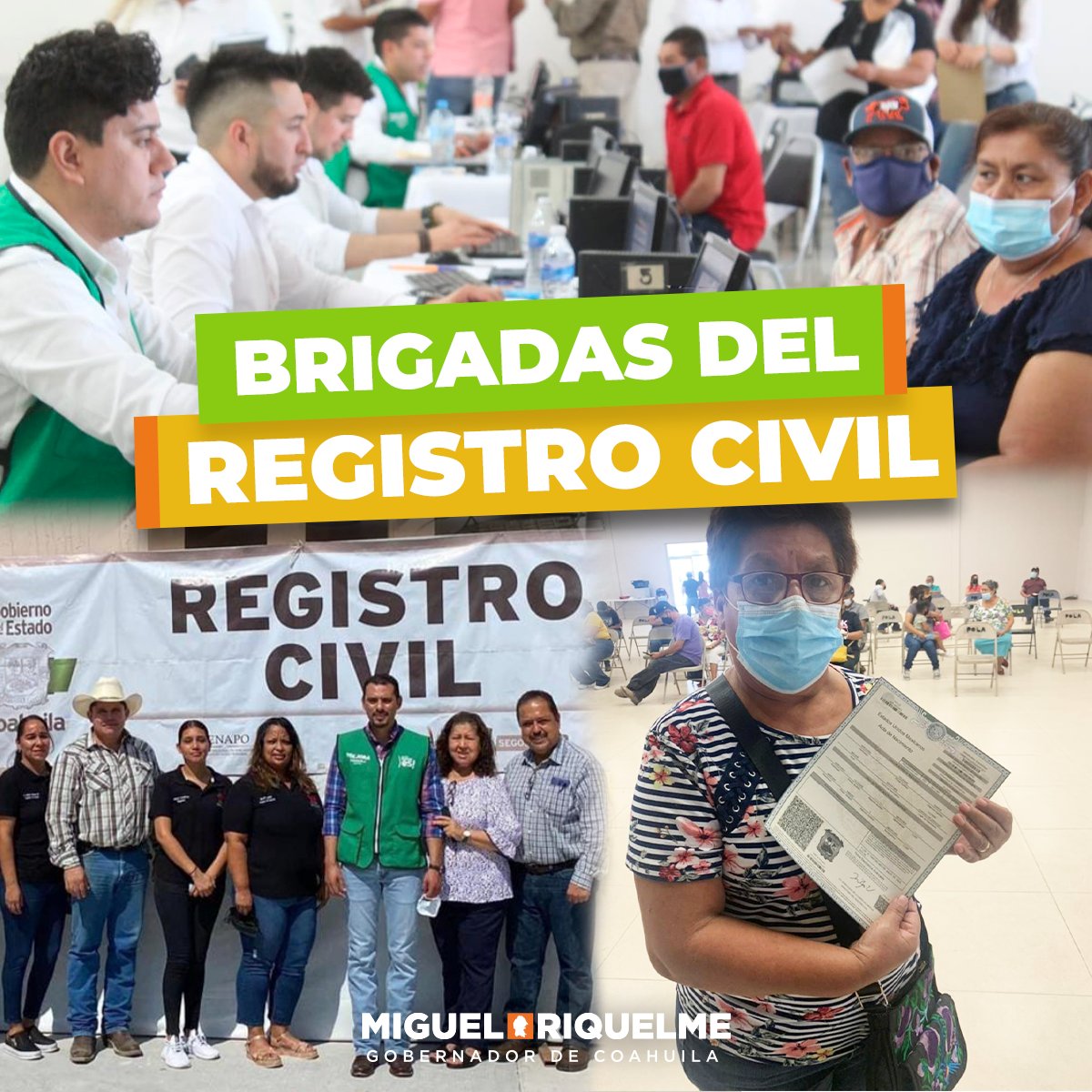 Facilitamos el trámite o corrección de documentos en todas las regiones del estado. #MejoraCoahuila