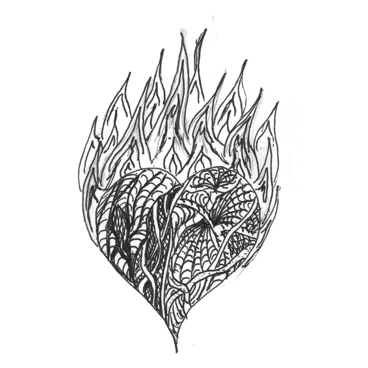 BlueveliArt's tweet photo. Hearts on fire ❤🔥 

#art #ArtistOnTwitter #drawing #tattooartist #artmoots #traditionalart @ArtMutuals @art_moots https://t.co/PtqG4Tcfri