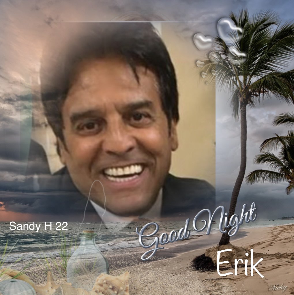 Good night Erik &amp; friends. The best sleep comes when you’re content at heart, when you’ve thanked God for his love &amp; when you’ve done your best 😴💤💭❤️🙏 <a href="/ErikEstrada/">ERIK ESTRADA</a> <a href="/RosanaB92331669/">RosanaBarboza</a> <a href="/BeckyBo37839654/">Becky Bowen (Owner of Supreme Clean)</a> <a href="/angel_heaven76/">no name</a> <a href="/JanaZiegler4/">Jana 🇩🇪</a> <a href="/Patrici74722849/">✨Trish ✨</a> <a href="/FTIMA41030175/">FÁTIMA</a> @Jenny79217656