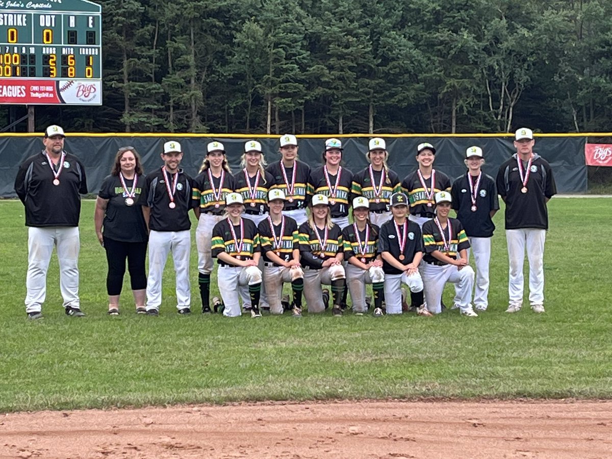 BaseballSask's tweet photo. 🚨Team Sask Medal Alert🚨

Our 21U Women’s Team Sask have won the Bronze Medal at the 2022 Baseball Canada Championship in St. John’s, NL. 

Congratulations players and coaching staff! We are so proud of you all. 

🥉⚾️✅💯 https://t.co/4of58Y6uLt