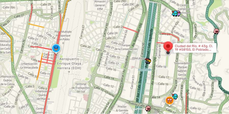 movilidad_med's tweet photo. (17:31) @WazeCo | Así se encuentra la #MovilidadMedellín a esta hora por motivo de Escenario Colombia, evento que se lleva a cabo en Ciudad del Río, desde las 2:00 p.m. hasta las 1:00 a.m.
#ReporteWaze
#CITRA https://t.co/dBvzU6XBl4