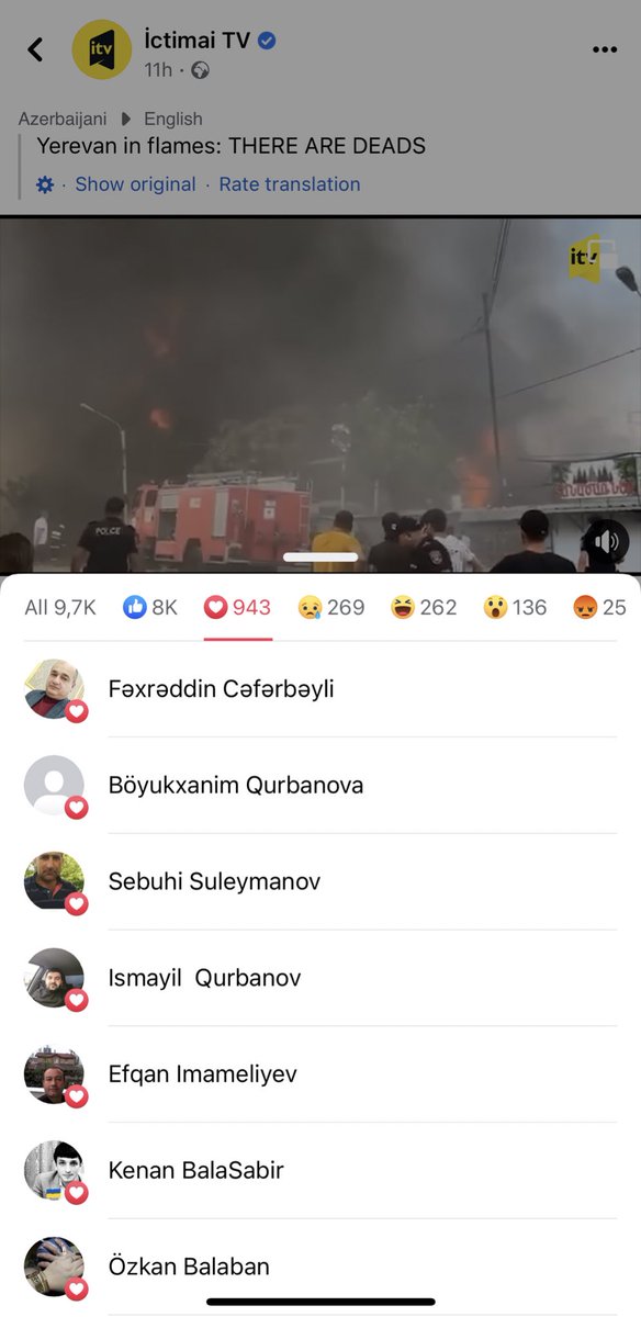 ANZHELA_YAN's tweet photo. As a result of explosion in the Surmalu Market in Yerevan #Armenia, 3 people were killed &amp; 19 people are missing, including a pregnant woman &amp; her 5 y.o. child... meanwhile, #Azerbaijan|is are celebrating this news &amp; leaving the most dreadful comments.

#Armenophobia at its best https://t.co/hbFFdNrYIi
