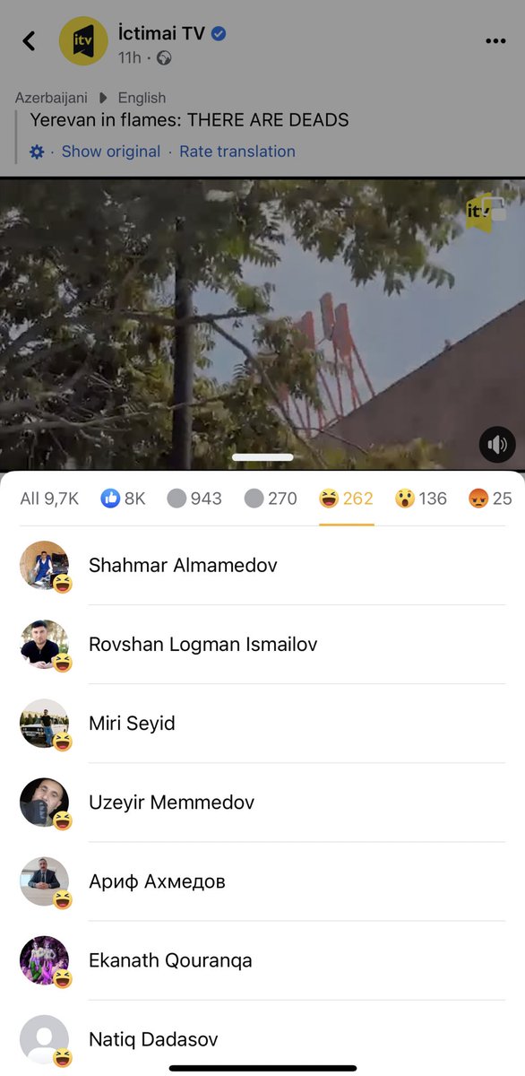 ANZHELA_YAN's tweet photo. As a result of explosion in the Surmalu Market in Yerevan #Armenia, 3 people were killed &amp; 19 people are missing, including a pregnant woman &amp; her 5 y.o. child... meanwhile, #Azerbaijan|is are celebrating this news &amp; leaving the most dreadful comments.

#Armenophobia at its best https://t.co/hbFFdNrYIi