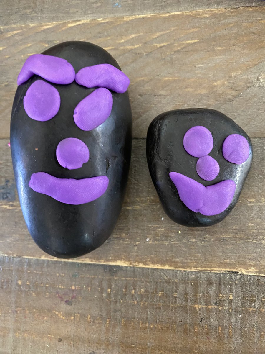 Don’t mean to brag, but Seth and I made some pretty one of a kind art today.