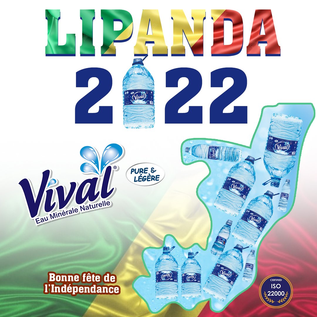 VivalCongo's tweet photo. [ 𝐕𝐈𝐕𝐀 𝐋𝐈𝐏𝐀𝐍𝐃𝐀 𝟐𝟎𝟐𝟐 🇨🇬 ]

Que ce jour d'indépendance apporte la réussite à chacun d'entre nous.🤗😄

𝐕𝐈𝐕𝐀𝐋 vous souhaite 𝐁𝐨𝐧𝐧𝐞 𝐟𝐞̂𝐭𝐞 𝐝'𝐢𝐧𝐝𝐞́𝐩𝐞𝐧𝐝𝐚𝐧𝐜𝐞 à toute et à tous.🇨🇬 
🎉🎉🎉

#vivalcongo #bonnefetedindependance242🇨🇬 #vivalipanda https://t.co/gjQuN4d93p