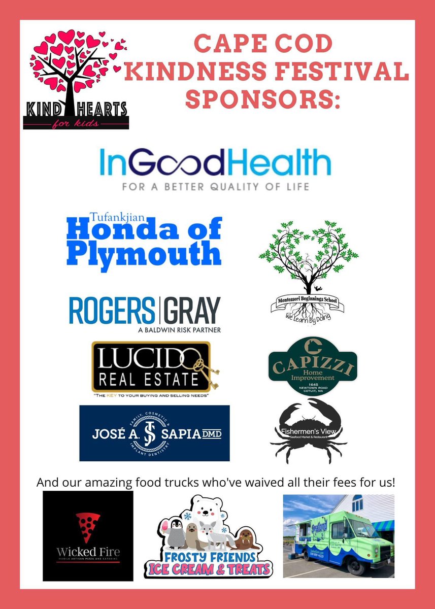 hearts_kids's tweet photo. Please help us thank our sponsors, and support them when you can! ❤️ https://t.co/gCYzjxwPSM