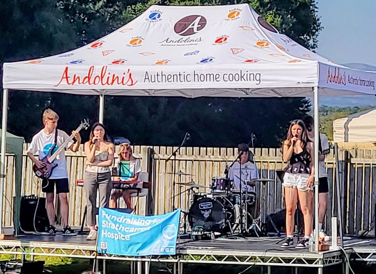 miss_ajess's tweet photo. What a joy to see the talent and hard work of these young people from @LarbertHigh and @StMungosFalkirk who turned an idea into the most amazing charity concert in aid of @strathcarron1 They all made us very proud 💙💚#partyinthepaddock https://t.co/IYnK1D7GAK