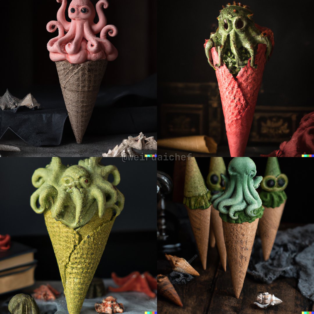 cthulhu in a cone
