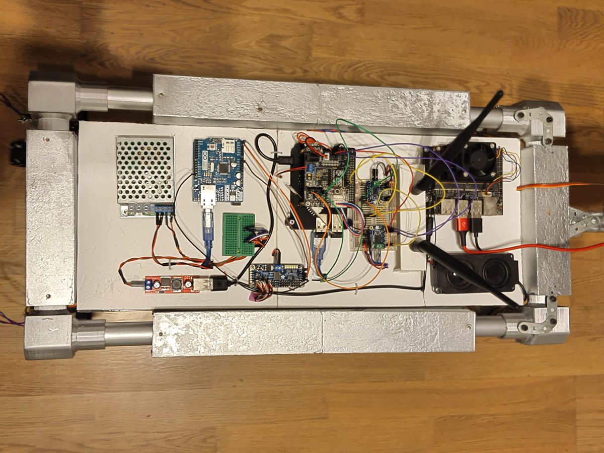 Selinoid2's tweet photo. 3 powerful microprocessors working together for #ic4u and visually impaired people @arduino @NVIDIAEmbedded
@Raspberry_Pi
#selinoid #bettertogether #collaboration #raspberrypi #arduino #nvidiajetson #nvidiaembedded #zed2 #python #robotics #ai #ai4good @Stereolabs3D @adafruit https://t.co/1Hq0CpCCGY