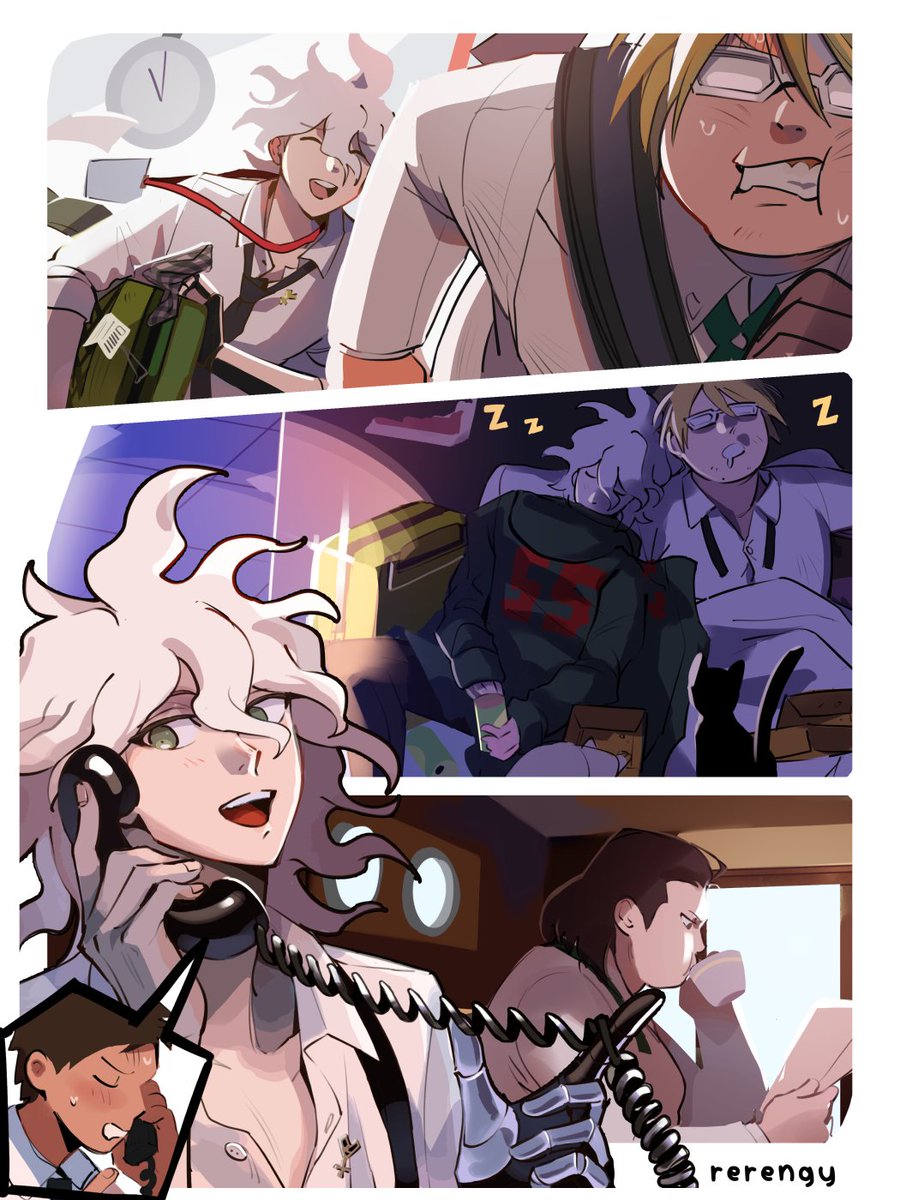 rerengy's tweet photo. Future foundation 14th division branch: political affair division? [1/2]

komaeda and impostor are partners and they travels a lot for work as FF lobbyist! but are they really just a lobbyist🕵️‍♂️ https://t.co/l1Q7gIuenG