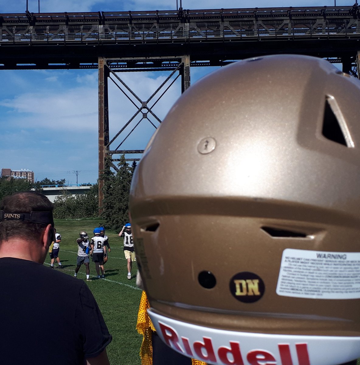 This year we will be honoring one of our own by wearing DN on our helmets. On November 16 of last year we lost defensive linemen and long snapper Dylan Neufeld to cancer, he is missed and will not be forgotten.