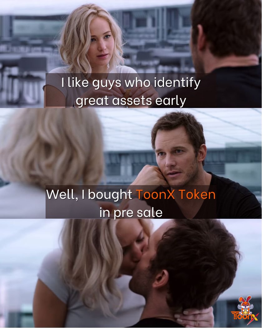 ToonxAI's tweet photo. The other perks of getting a #ToonX token? 😉 https://t.co/0X1s4b7tZO