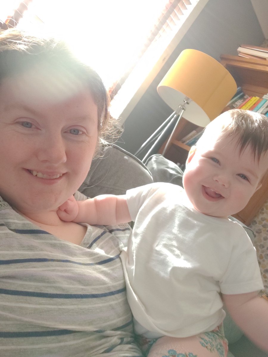 Fiona_MacG's tweet photo. No back to work, end of holiday blues tonight for me! Still another few months at home with this one. 😍 https://t.co/vCTmoHz6cV