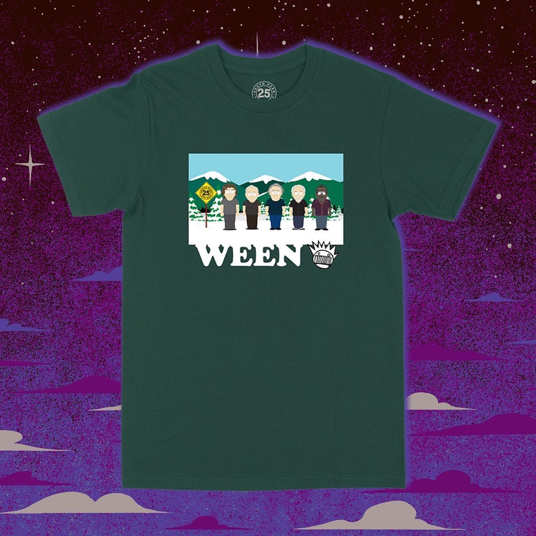 SouthPark's tweet photo. Get the #SouthPark25  lithograph prints and apparel in XS-4XL at https://t.co/R4mbNeUwky. Available worldwide, the pre-order is only open until 10PM ET on Monday. https://t.co/AVNd5D7GFb