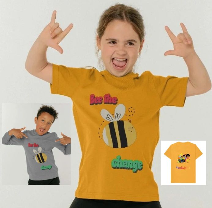 Busylifeandme's tweet photo. I'm excited to be launching"Bee The Change" just for kids. The design is really eye-catching & uses a rainbow of colours, front & back. Visit my @Teemillstore. SHOP NOW! #thinkINC #ChildrensClothing #DiversityAndInclusion @smallbizshoutUK @Dentrepreneur
https://t.co/ZXjeawPlbl https://t.co/XVlP0wq8lv