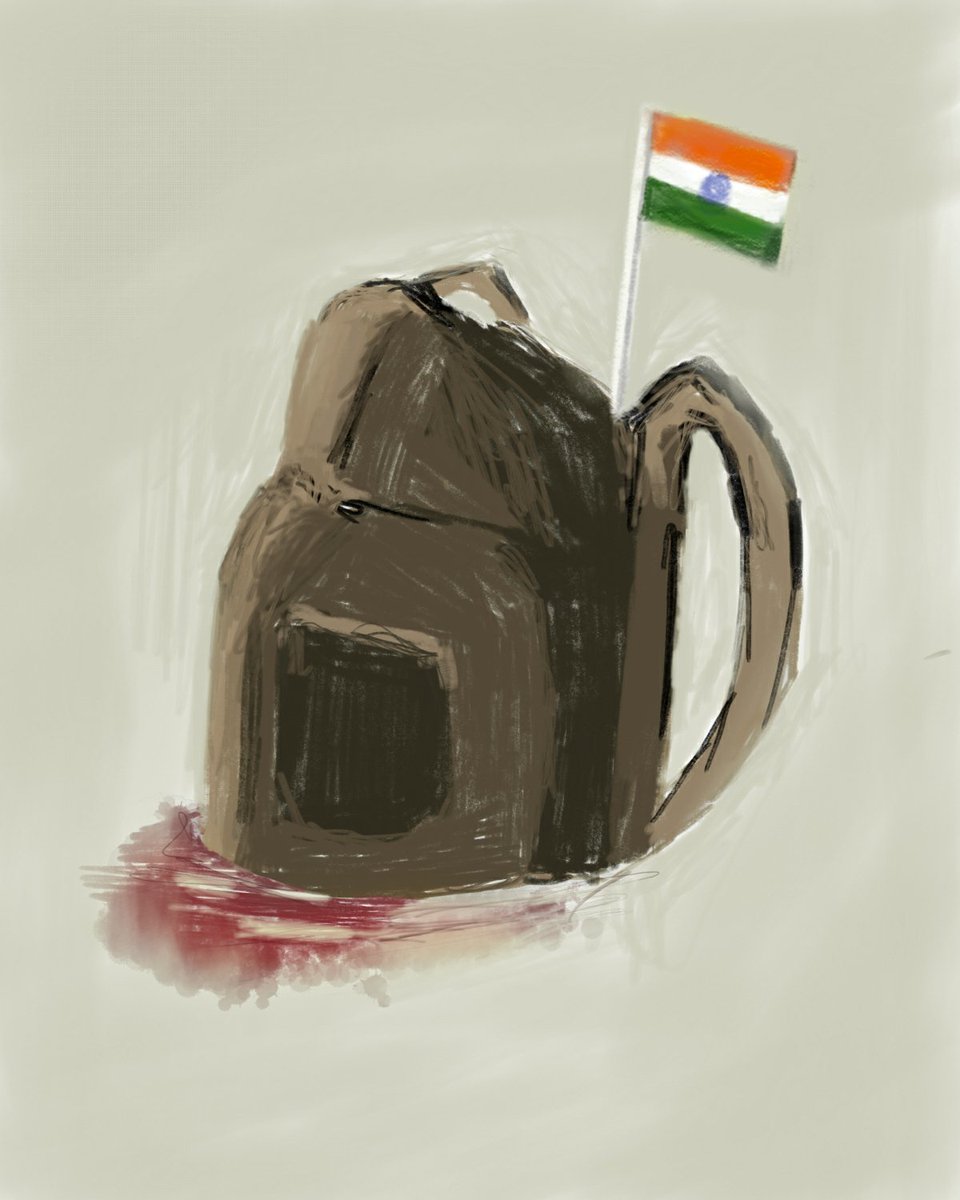 YSAIndia_'s tweet photo. "Caste Pot"
He should have been in school to celebrate Azadi ka Anmol Mahotsav. But he was beaten to death by his teacher for touching the drinking water pot. He was just a nine year old dalit boy.
Art by Shehi Shafi of the Young Socialist Artists
#Casteterrorism #Independence https://t.co/n7Lq3MuqIF