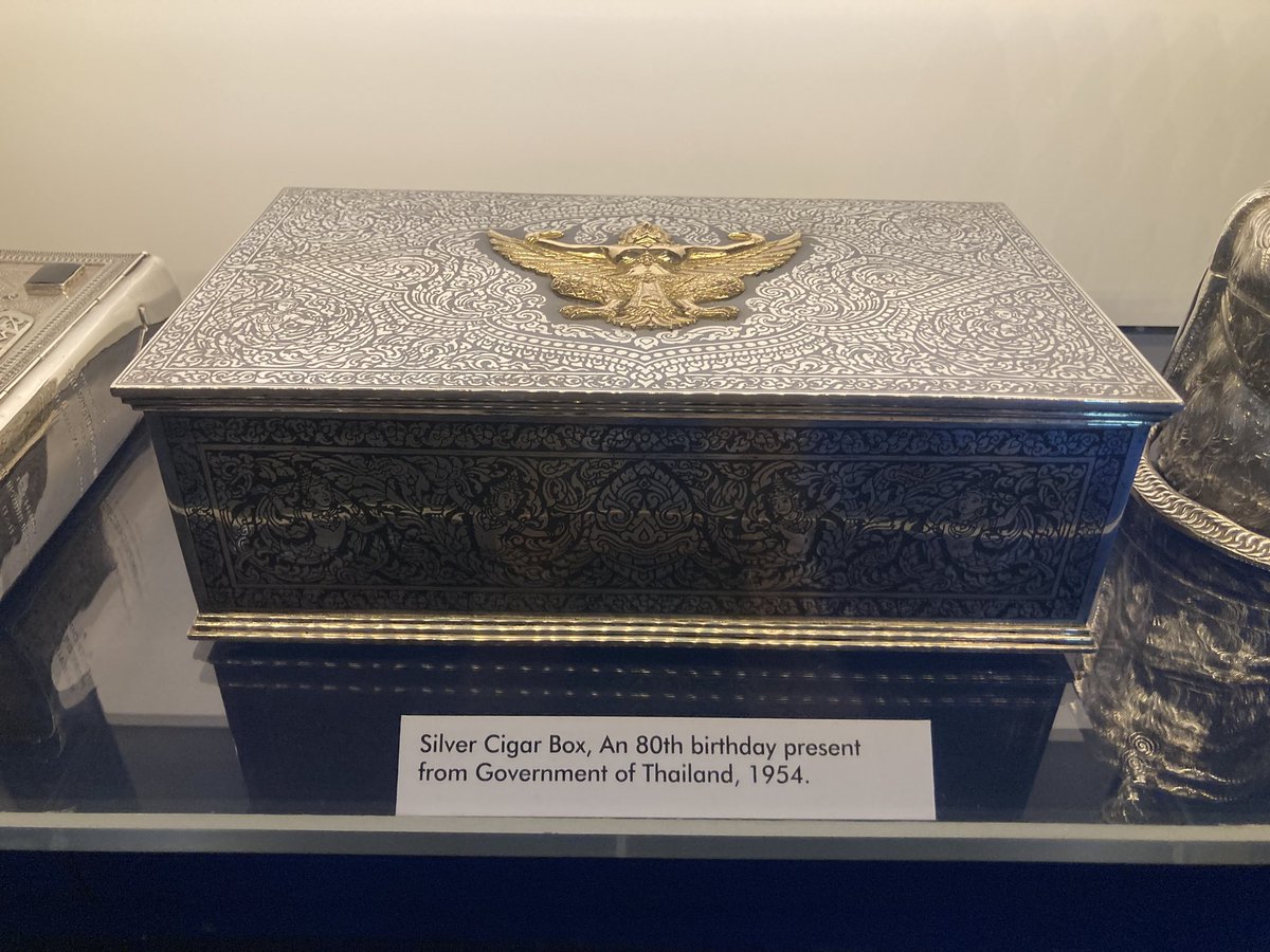 ldncigarsmoker's tweet photo. … as well as lots uniforms, there were tons of cigar references there! #WinstonChurchill #ChartwellHouse https://t.co/SKuWmPh1Nf