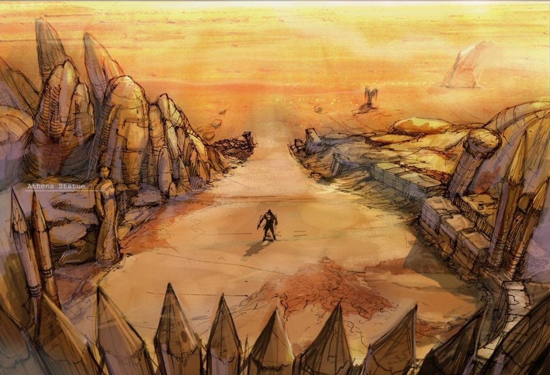 ArtGowSaga's tweet photo. Desert of Lost Souls (Concept Art)
God of War「2005」 https://t.co/dHeAmlc9ni