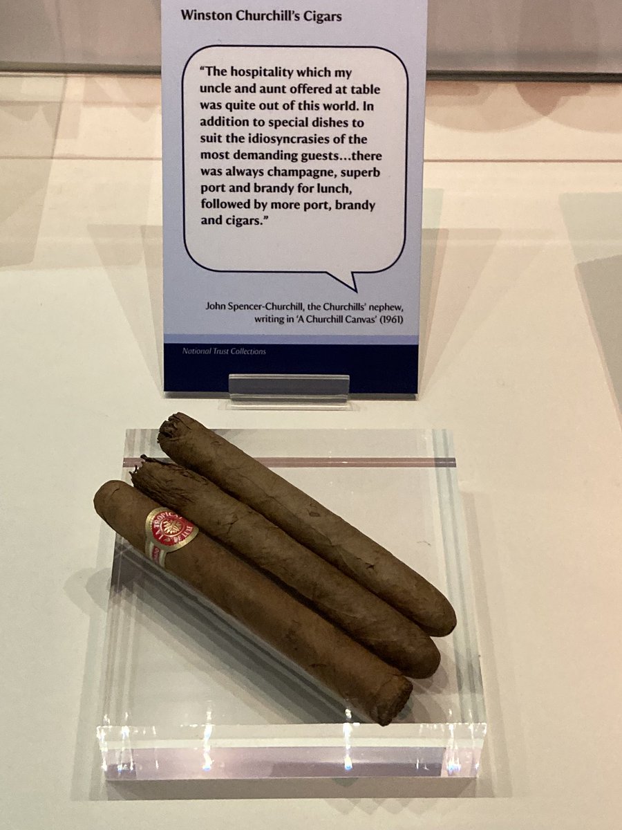 ldncigarsmoker's tweet photo. Also saw this cigar… La Tropical De Luxe. Anyone know anymore about those? Were they a favourite of Churchill’s? #WinstonChurchill #ChartwellHouse https://t.co/U7rZDZL4J0