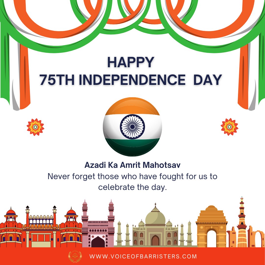 VOB_India's tweet photo. #Voiceofbarristers375thindependenceday#AzadiKaAmritMahotsav https://t.co/QsF5T8Kkfc