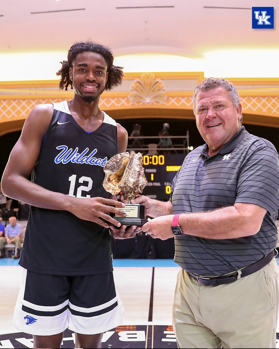 KentuckyMBB's tweet photo. #BigBlueBahamas MVP 🏆 https://t.co/MhZvaymn18