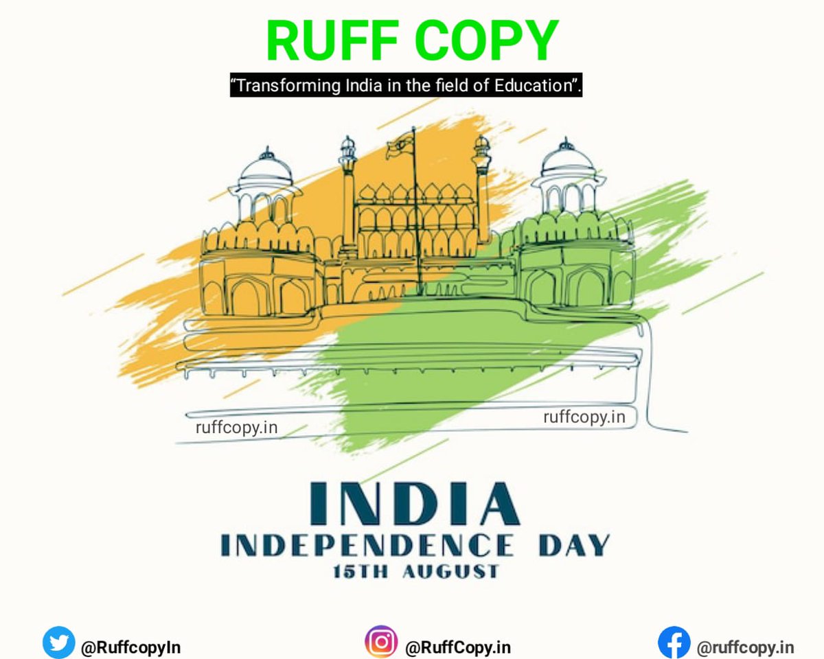🇮🇳75th independence day🇮🇳
#ruffcopy #ruffcopyin #ruff 
#ministryofeducationindia #education #India #educationwebsite #innogical #aimtoinnovate #edtech #Bharat #educationofindia