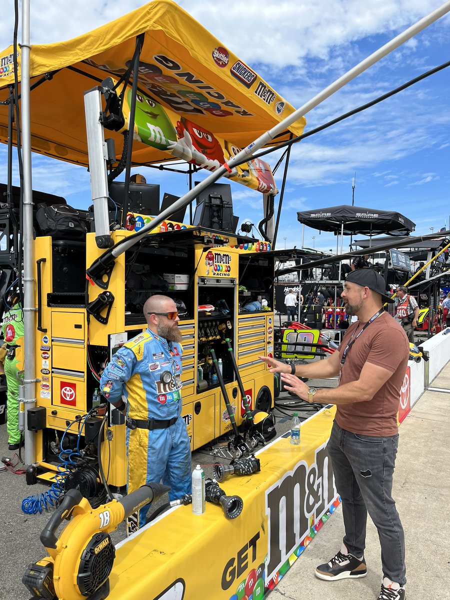 <a href="/BoziTatarevic/">Bozi Tatarevic</a> in the house here at stall 18. Discussing the differences in pit guns between <a href="/NASCAR/">NASCAR</a> <a href="/IMSA/">IMSA</a>