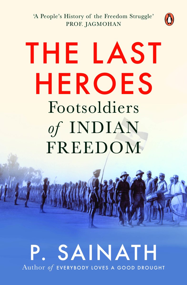 1/8. Was Independence the gift of a few Oxbridge elites? As Gandhi put it, not great men, but ‘the people themselves are the cause’ of revolutions. My book The Last Heroes: Footsoldiers of Indian Freedom (Penguin) out in November, looks at 16 such people. #IndependenceDay2022