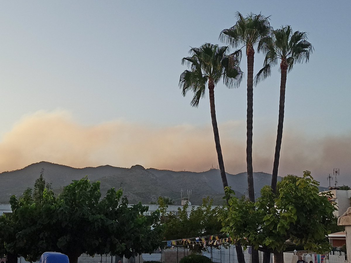 CarmeCalduch's tweet photo. #IFUseres des de Benicàssim. 20:40. Amb el cor encongit i la ràbia de saber els nostres paratges convertits en cendra. L'escalfor del planeta no és un joc. Actuem JA. https://t.co/AgjteRZnXb