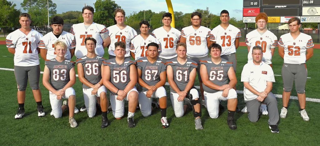 Coach_Piker's tweet photo. My guys! Nobody else that I’d rather go to work with everyday. This group embodies everything special about the game of football. These guys are the reason I coach. #flatbacknation #OL #WeWillWin #DATE #JPND https://t.co/BFGqZB3y0c