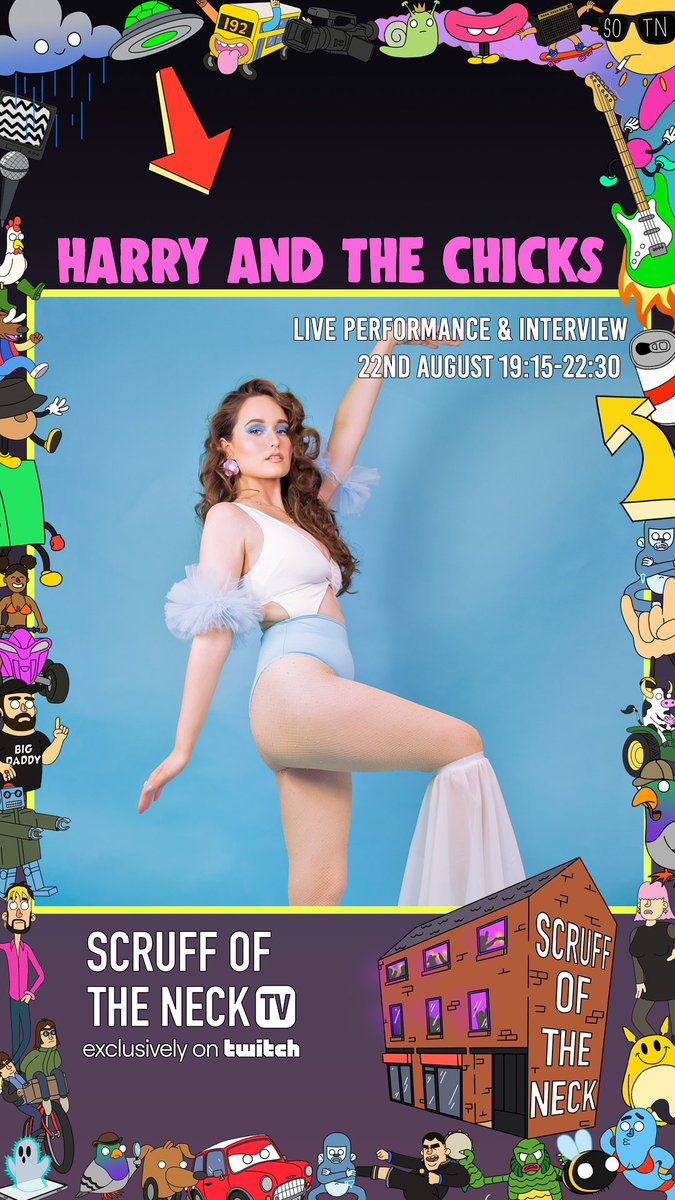 HisGirlHarry's tweet photo. Surprise! I'm live on Scruff of the Neck TV on Twitch playing a few songs and chatting to @jackandwood on the 22nd August at 7:15pm BST, watch us online! https://t.co/ppWC8NUdxG @scruffoftheneck #livemusic #livestream #twitch #scruffoftheneck https://t.co/cUgbhGxnEb