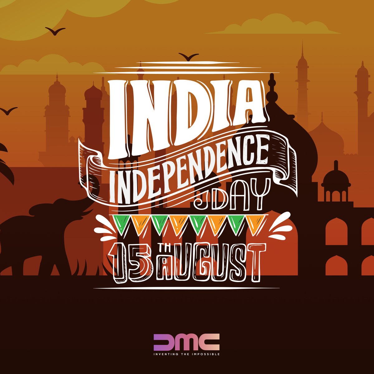 dmcworksin's tweet photo. #India celebrates its 75th #IndependenceDay . On this occasion, DMC salutes the spirit of independence and pays tribute to all the freedom fighters who sacrificed their lives for the nation. We are proud to be #Indians and we shall always uphold the values of our constitution. https://t.co/ZWLwEla4Dt