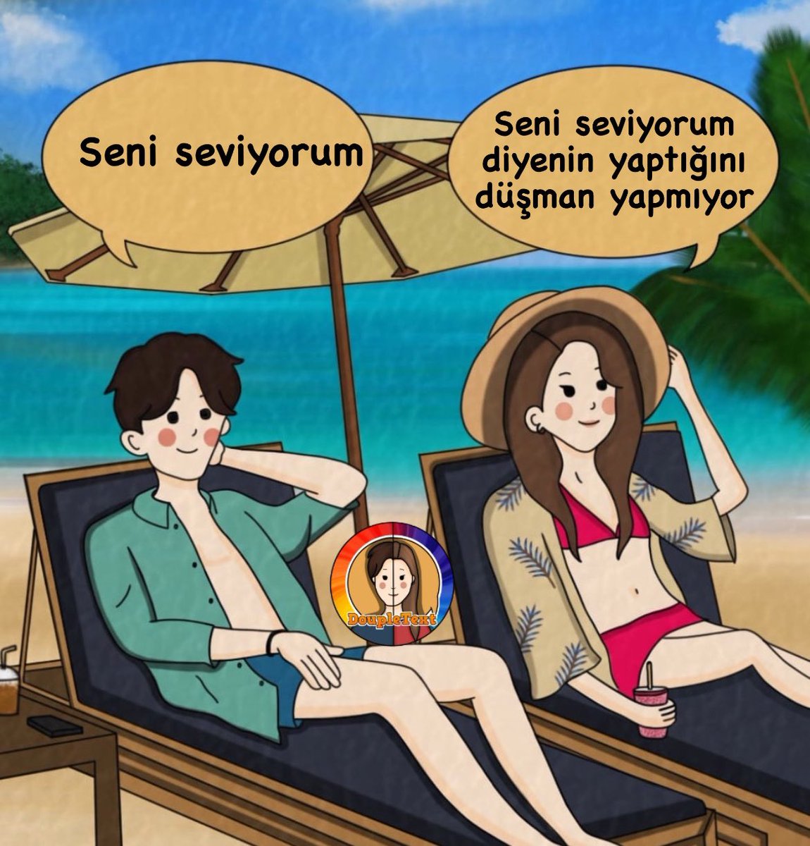 Bir Kadın bir Erkek (@doupletext) on Twitter photo 