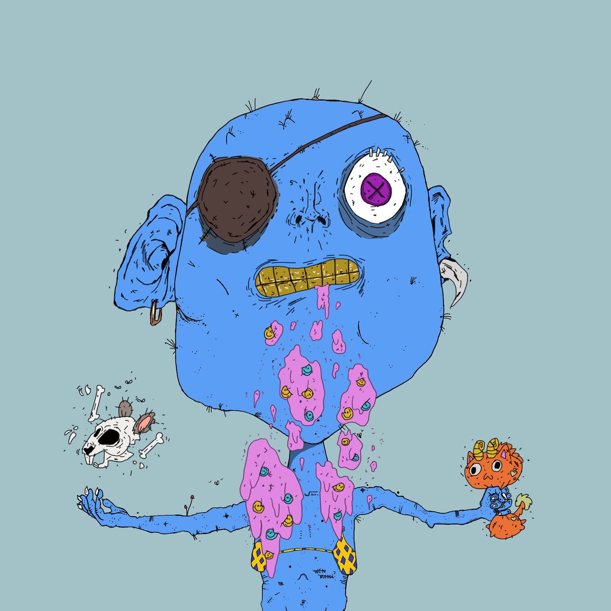 1ETHFP x PUKIES🤮

5,000 sick fvcks barely hanging in there on ethereum.

3x WL spots, rt/follow @1EthFP <a href="/PukiesNFT/">Pukies 🤮</a> 

Enter at your own risk! Possible side effects: nausea, degeneracy, insomnia or even death.☠️
FREE MINT - 1x/wallet. 
Too sick for discord. Winners DTC