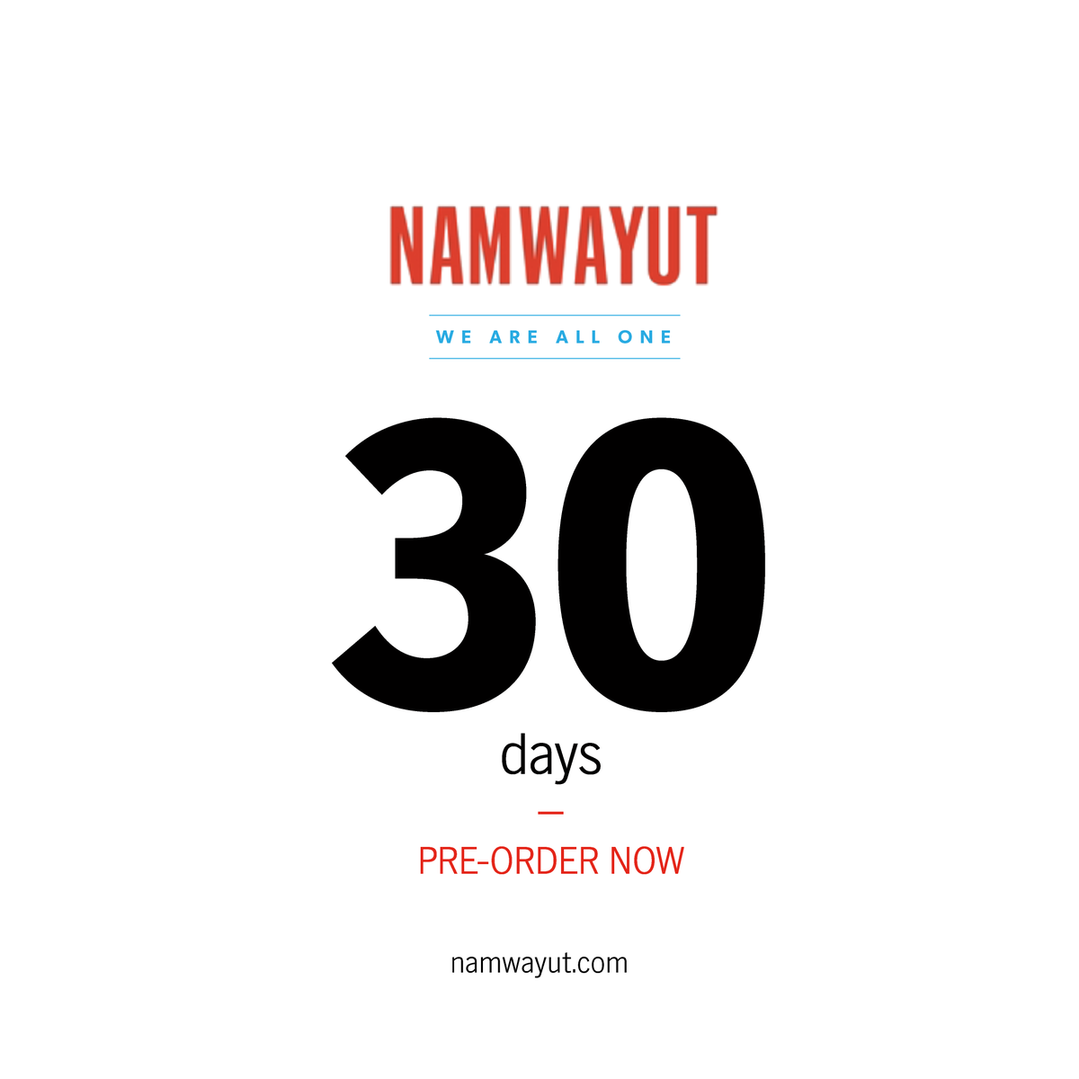 Rec_Can's tweet photo. 30 days till launch!!

Chief Joseph's book, Namwayut, will be released on September 13, 2022. Pre-order now, and let's learn to reconcile together by sharing our stories. 

Pre-order link - https://t.co/6SnojQjtte

@ChiefRobert15 

#Namwayut #Reconciliation #Newbook https://t.co/8AJWp2HrFc