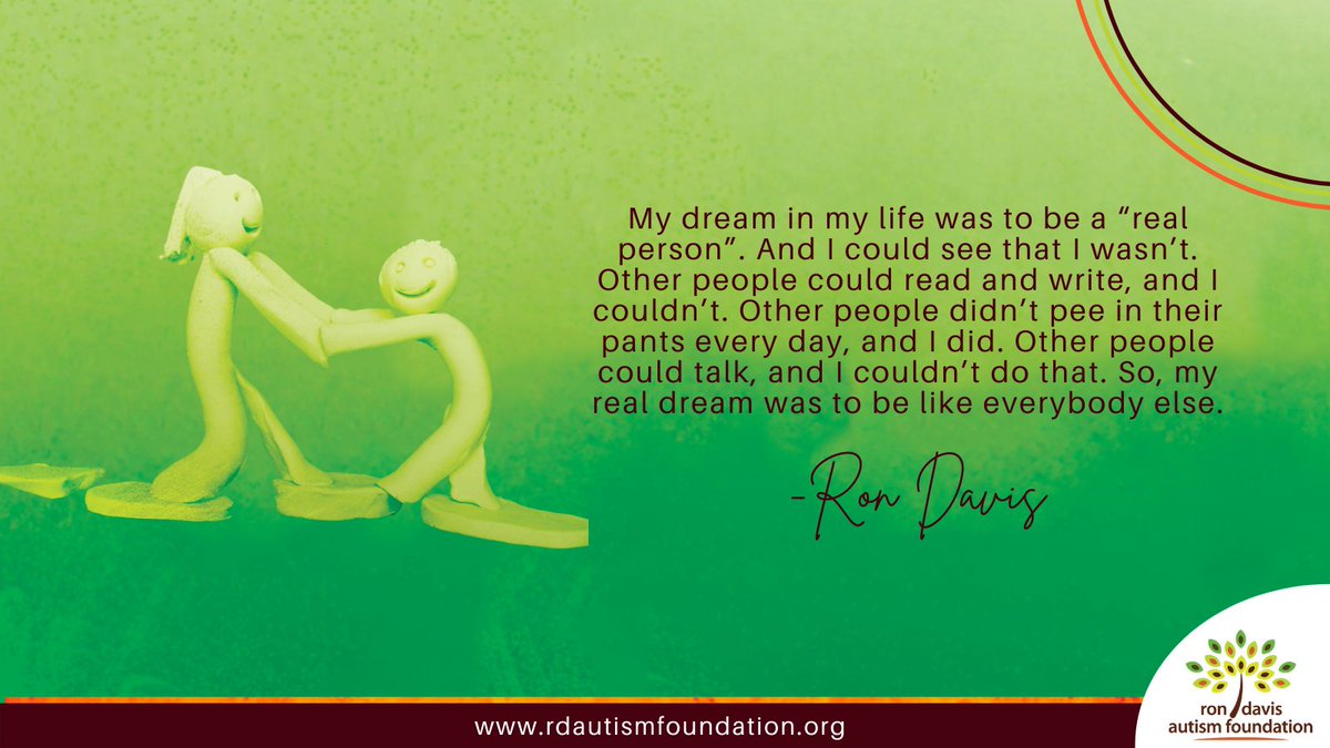 DavisAutism's tweet photo. Ron's story is so inspiring.
https://t.co/IyfYk3oryv
#RonDavisAutismFoundation #DavisAutism #DavisLifeConceptsForAutism #DavisConceptsForLife #DavisAutismApproach #LifeConcepts #DavisSteppingStone https://t.co/Lg0X8A9Uty