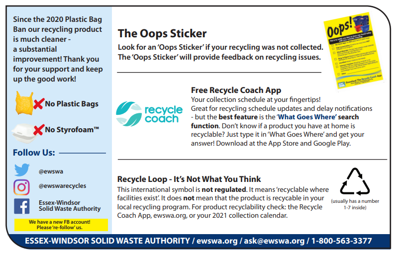 TownofLaSalle's tweet photo. Residents with Zone 2 recycle collection are reminded to have recycling ready for pickup by 6 a.m. Monday. ♻️
https://t.co/p4Hk5WOfpj
#LivingLaSalle #ResponsibleRecycling #EWSWA #WhatGoesWhere #RedBin #BlueBin https://t.co/8DH3EUPisN
