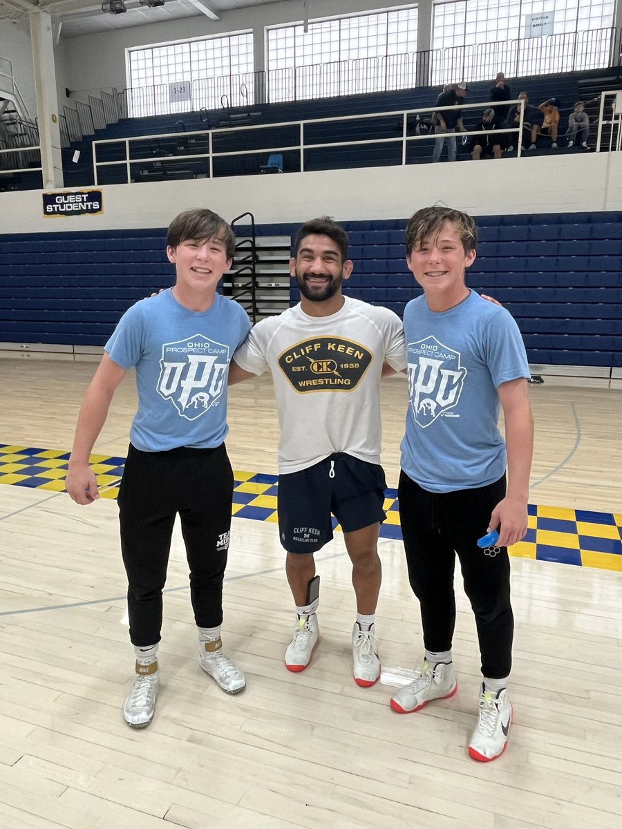 Awesome day at the <a href="/ohio_camp/">Ohio Prospect Camp (OPC)</a> wrestling against great talent and a special thank you to @AlecPantaleo. <a href="/olentangywrest1/">Olentangy HS boys wrestling</a> <a href="/PiontkowskiJake/">Jake Piontkowski</a>