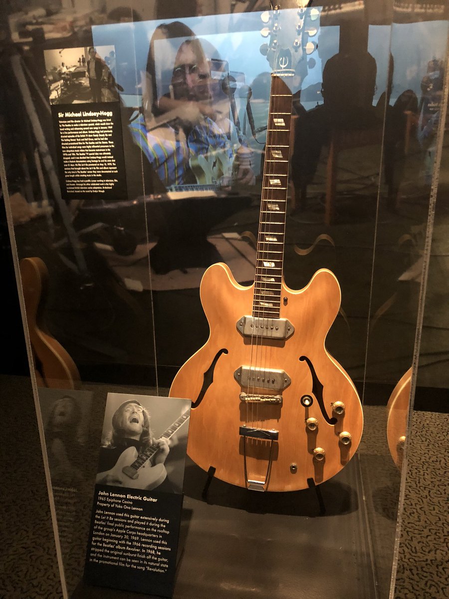 LesRoseSyracuse's tweet photo. @rockhall of Fame is pure joy. And it gained some more heavenly moments with the new addition of @thebeatles #GetBack. Thanks staffers for your kindness! @RickyReports see you tomorrow in #LexingtonKY w your #WLEX News boss! @WSAV in #ChalestonWV soon! @NewhouseSU @NewhouseBDJ https://t.co/kTdp227ykJ