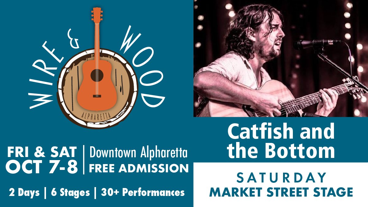 Join us at Wire & Wood on Saturday, October 8, and enjoy a performance from Catfish & the Bottom. Led by Hill Roberts, the band's sound combines a heaping dose of Blues with Outlaw Country, Folk, Funk, and Jazz reminiscent of the New Orleans sound that inspired him.