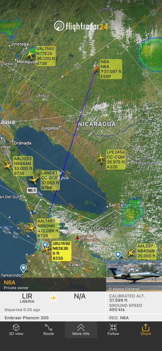 adsbcr's tweet photo. Flight from Liberia
https://t.co/OUEyeb5ryz despegó de @Guanacaste_LIR #N6A #ADSB https://t.co/nRxXbrqUuk