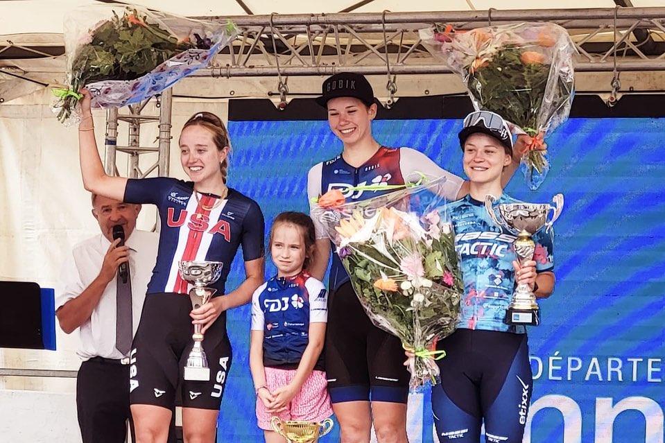 Actu CyclismeFéminin (@actucyclismefem) on Twitter photo 🥇🇫🇷 <a href="/LeNetMarie/">Le Net Marie</a> - @FDJ_SUEZ_Fut
🥈🇺🇸 <a href="/skylar_mars24/">Skylar Schneider</a> - <a href="/usacycling/">USA Cycling</a>
🥉🇸🇪 Nathalie Eklund - @massitactic 🥇🇫🇷 <a href="/LeNetMarie/">Le Net Marie</a> - @FDJ_SUEZ_Fut
🥈🇺🇸 <a href="/skylar_mars24/">Skylar Schneider</a> - <a href="/usacycling/">USA Cycling</a>
🥉🇸🇪 Nathalie Eklund - @massitactic